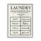 Stupell Industries Farmhouse Laundry Schedule Sort Tomorrow Wash Later Framed Wall Art